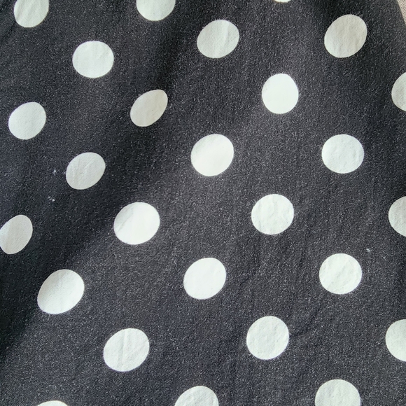 Evans pre-loved plus-size button front dress. Black white polka-dots Size 20US - Picture 13 of 16